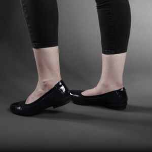 Clarks Navy Blue Flats - Worn Once